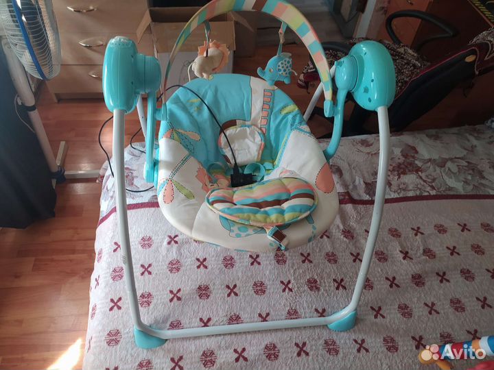 Детские качели электрические