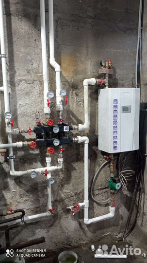 Монтаж отопление водоснабжение канализация