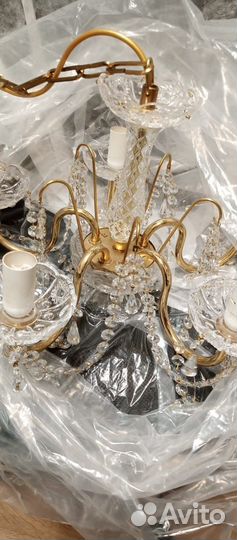 Люстра хрустальная чехия kamenicky senov