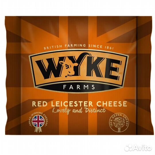 Сыр Чеддер Wyke Farms Red Leicester