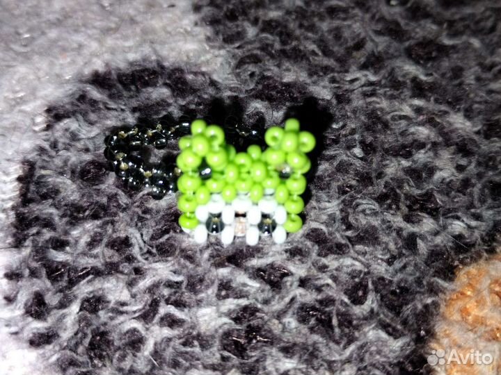 Кольцо из бисера