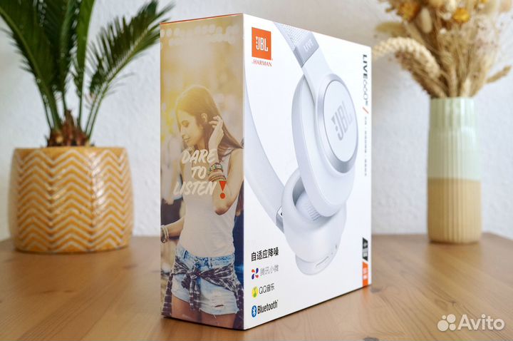 JBL Live 660NC White (Новые, Оригинал)