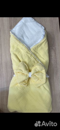 Муслиновый конверт на выписку