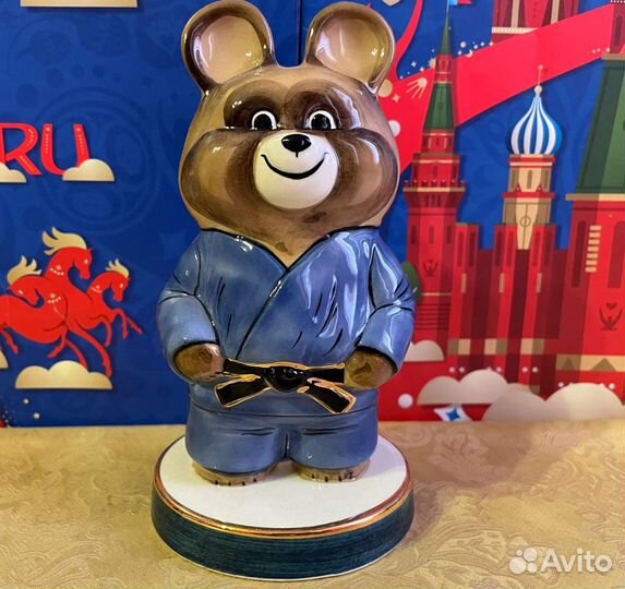 Олимпийский Мишка Борец. Олимпиада Москва 1980