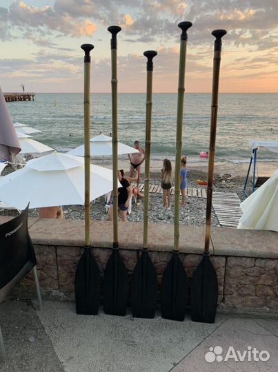 Весло бамбуковое для SUP