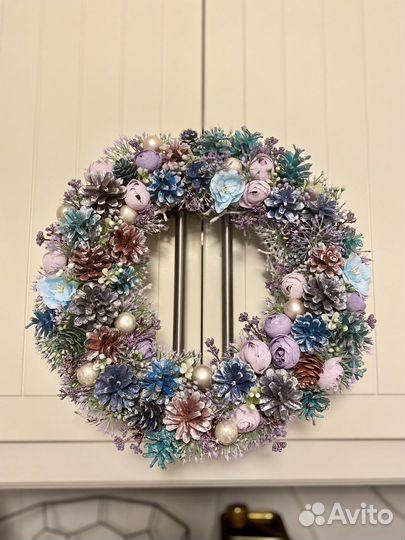 Декоративный венок ручной работы