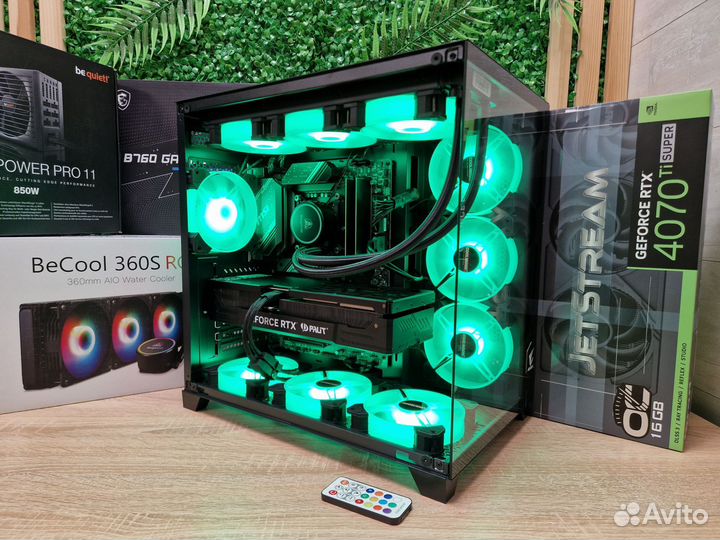 Новый ульта 4070Ti-Super/i5-13600kf/DDR5-32Gb/1Tb