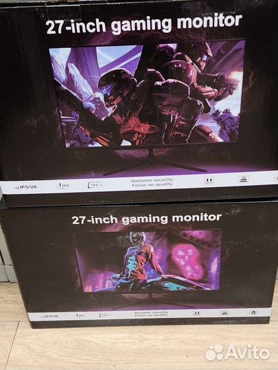 Мониторы IPS 165гц 24 и 27 диагональ в наличии