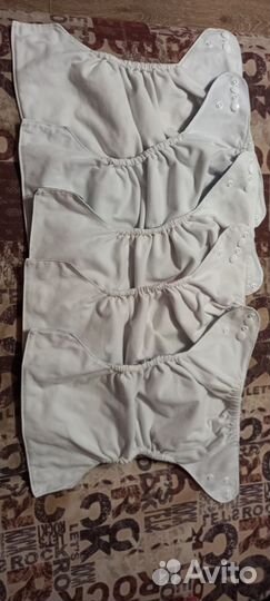 Многоразовые подгузники 5 шт