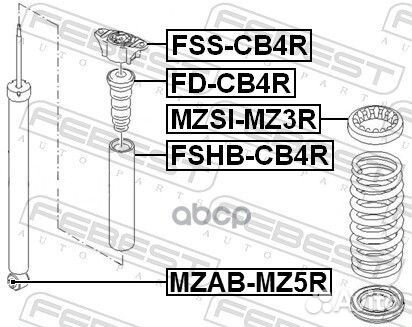 Опора заднего амортизатора fsscb4R Febest