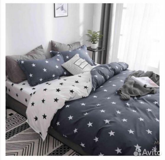 Семейное постельное белье новое