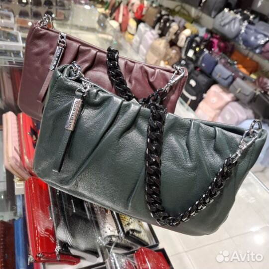 Сумка женская натуральная кожа кросс боди новая