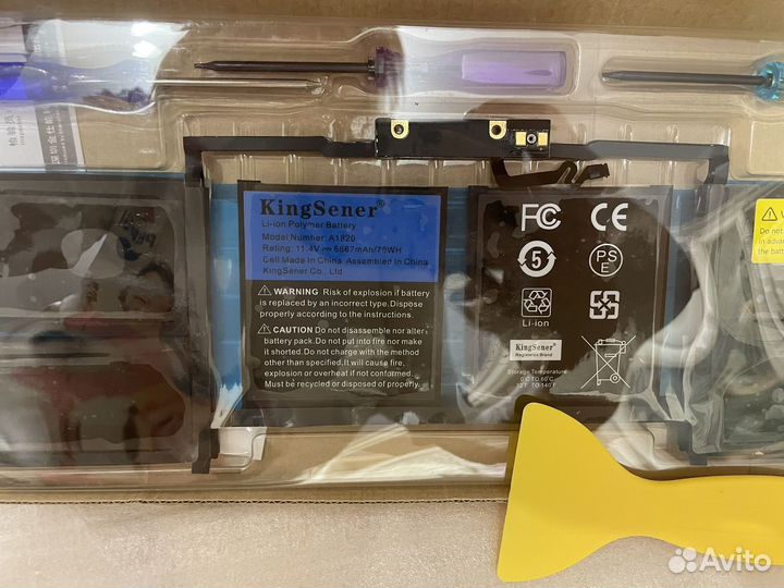 Аккумулятор для Apple Macbook Pro 15 А1820