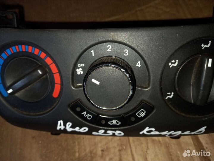 Блок управления печкой шевроле авео