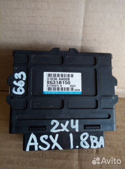 Блок управления АКПП Mitsubishi Asx 1.8 вариатор
