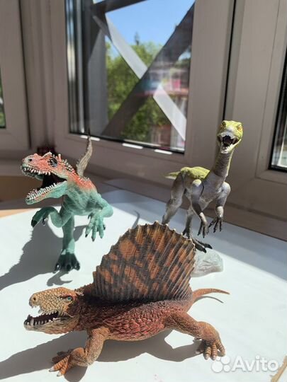 Фигурки Динозавров Schleich Geoworld пакетом