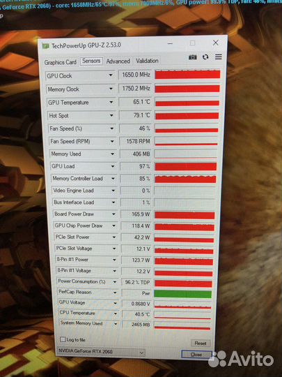 GeForce RTX2060 MSI Ventus GP OC 6gb