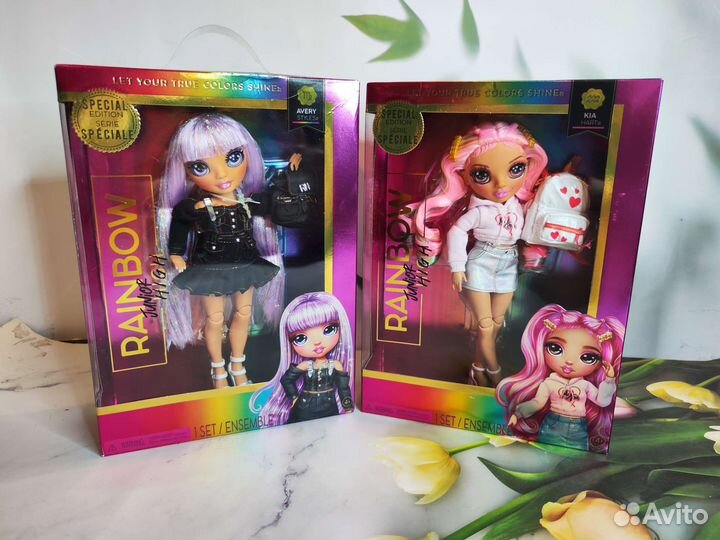 Rainbow High Junior Avery Styles, Kia Hart Райнбол