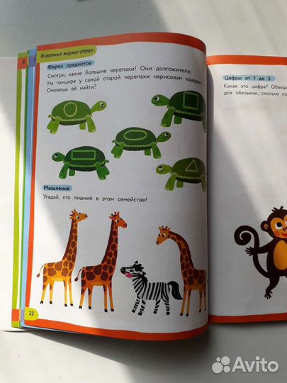 Развивающая книга для детей 3+. 100 тестов