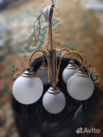 Люстра потолочная бу