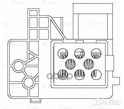 Резистор э/вент. охл. для а/м LADA Vesta (15)