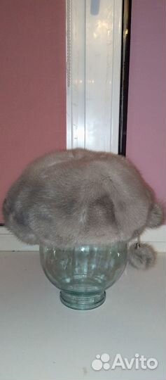 Берет женский норковый