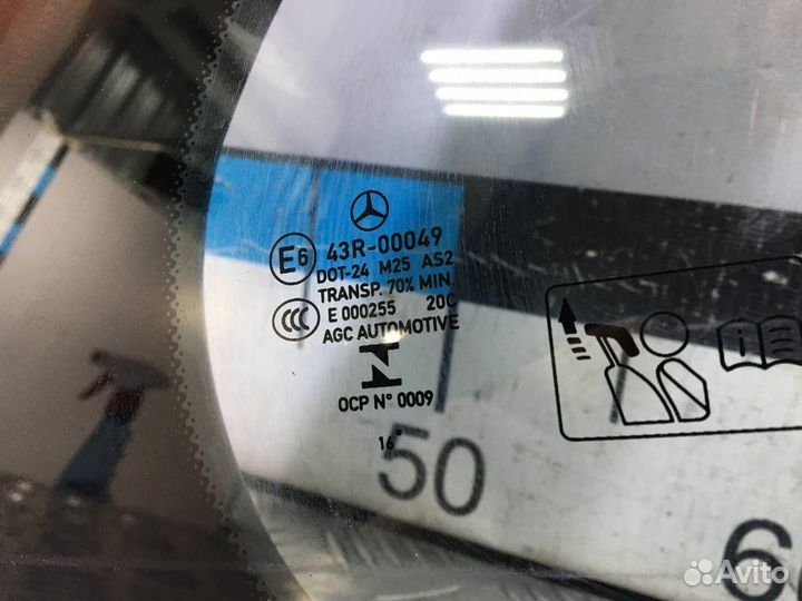 Б/У Стекло двери задней правой форточка W21#002