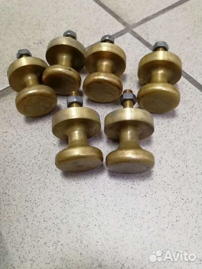 Ручки мебельные винтажные. бронза