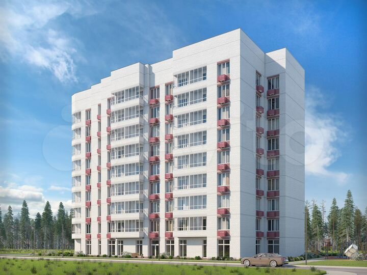 3-к. квартира, 60,6 м², 5/9 эт.