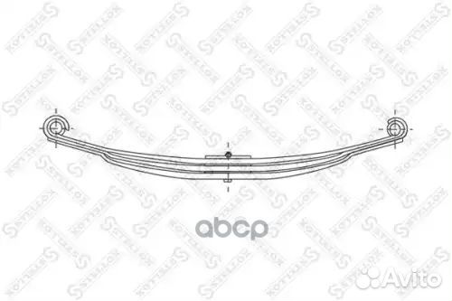 Рессора перед 2/25+P/15x65x80 800+900 25/S16 MAN