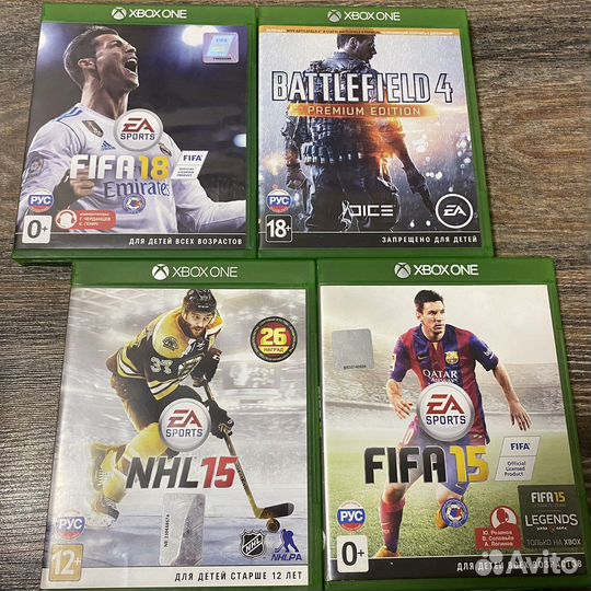 Игры на xbox One диски