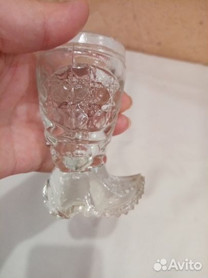 Хрустальная рюмка, сапожок СССР