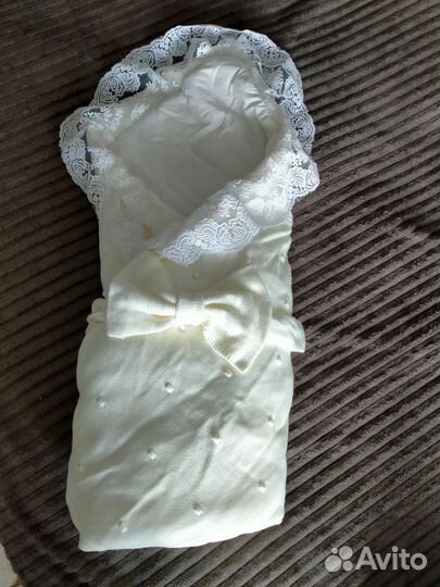 Конверт одеяло на выписку осень