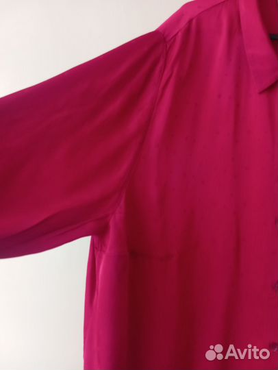 Блузка женская 62/64 малиновая Ulla popken