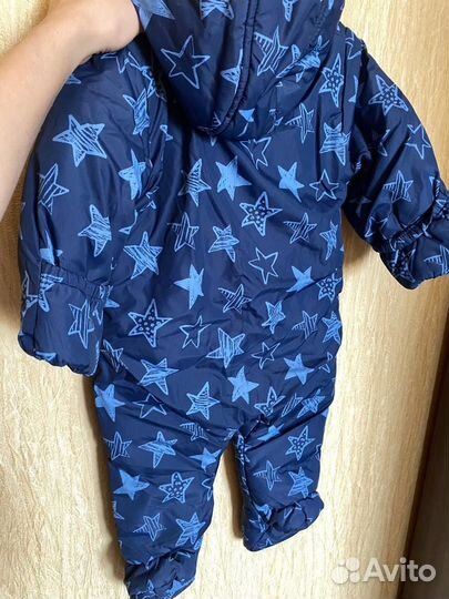 Зимний комбинезон для мальчика 80
