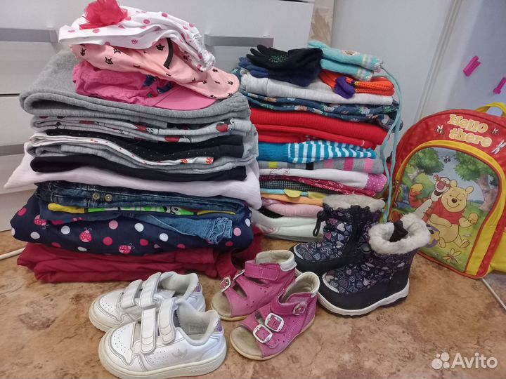 Одежда для девочки 1-2 года пакетом