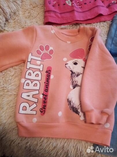 Детские вещи пакетом на девочку с74 по 92