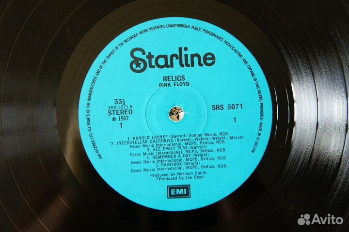 Pink Floyd - Relics (UK-1971-LP) англия