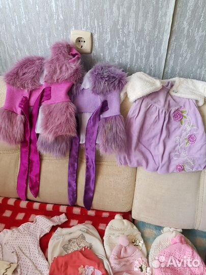Пакет вещей на двойню или близнецов девочек от 1ме