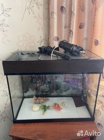Аквариум +фильтры 2 шт