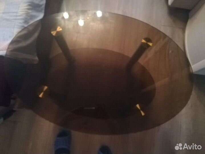 Стеклянная тумба, журнальный столик