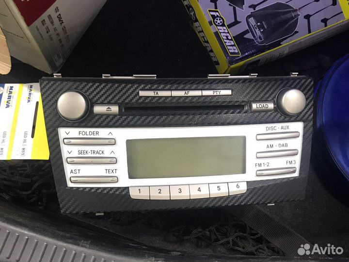 Штатные магнитофоны с рамкой Камри