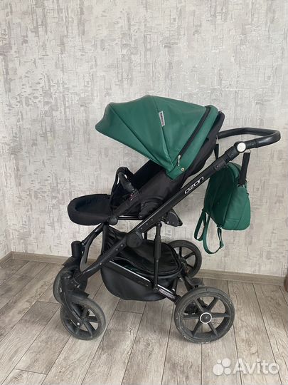 Коляска Riko ozon 2 в 1 эко-кожа
