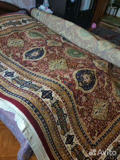 Ковры новые 2 шт одинаковые раз-р 3/4 Райские сады