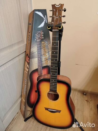 Акустическая гитара новая dean ax pdy tsb pk
