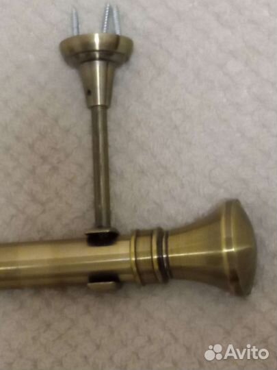 Гардина для штор стильная латунь