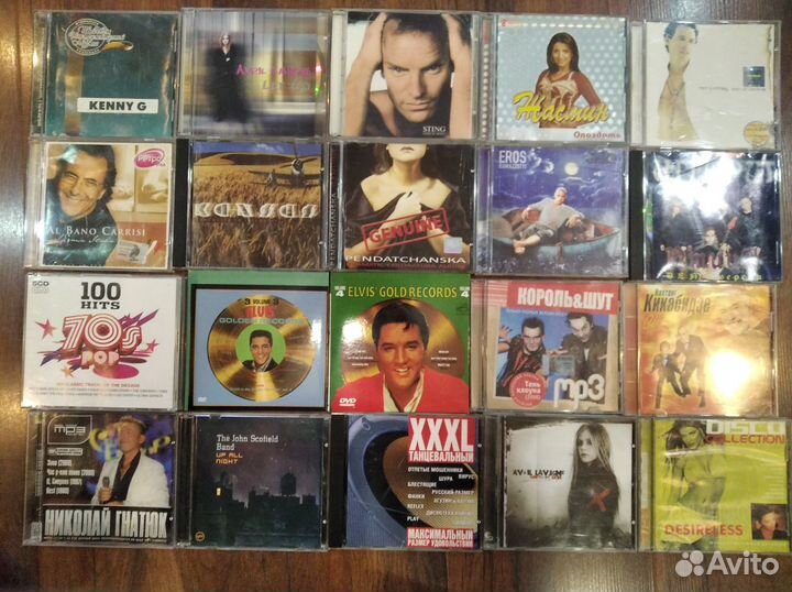 Диски CD и MP-3 (рок поп шансон)(2)