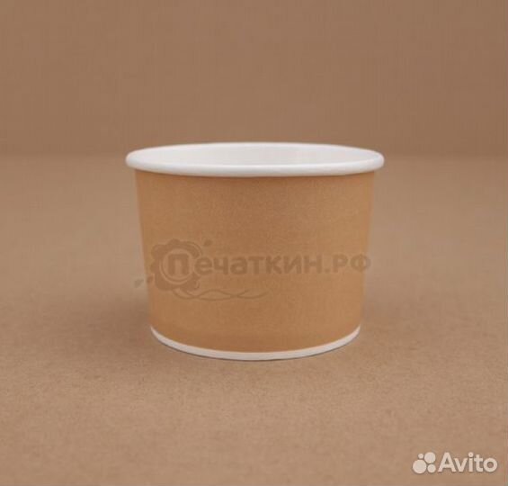 Бумажная креманка крафт