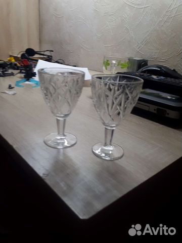 Хрустальные рюмки на ножке СССР