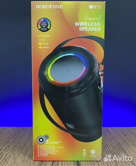 Колонка Borofone BR13 Young sports Black